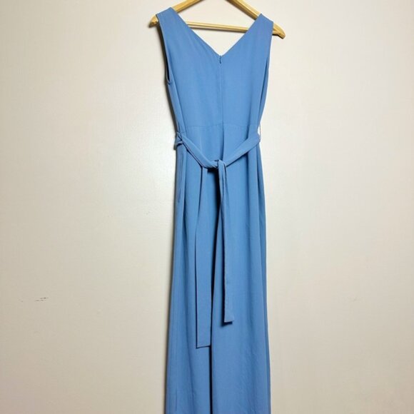 Slate Blue Everlane Sleeveless Wide-Leg Jumpsuit Size 4 EUC - Picture 2 of 7